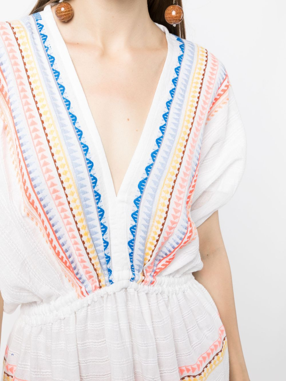 Bekah plunging V-neck dress - 5