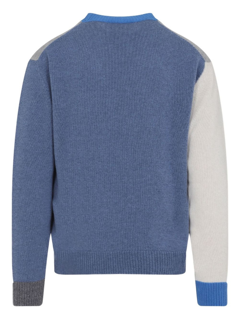 Marni colour-block cashmere sweater outlook