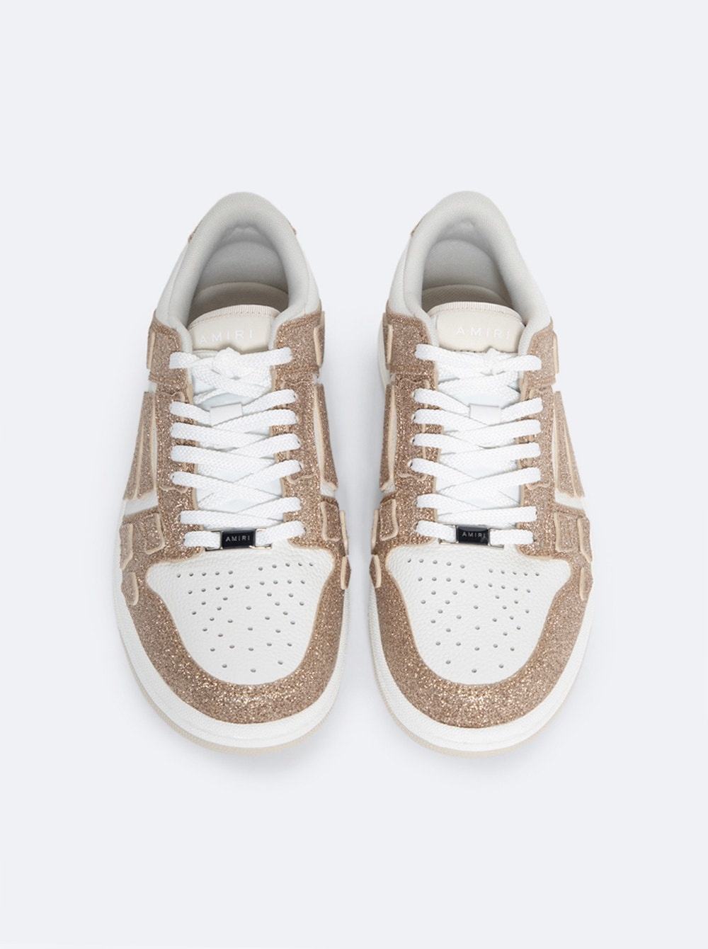 Shimmer Skel Top Low Sneaker White Gold - 4
