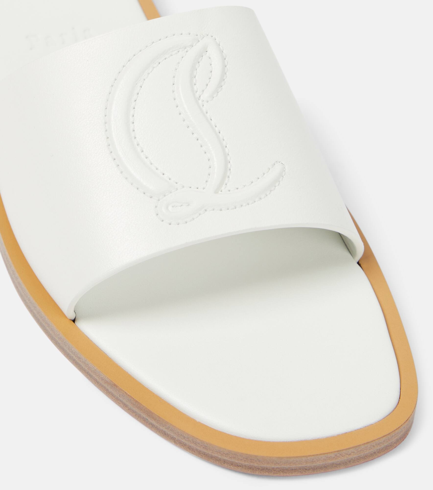 CL leather mules - 6