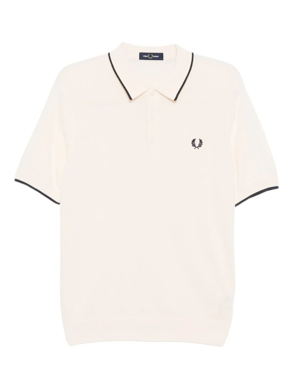 embroidered-logo polo shirt - 1