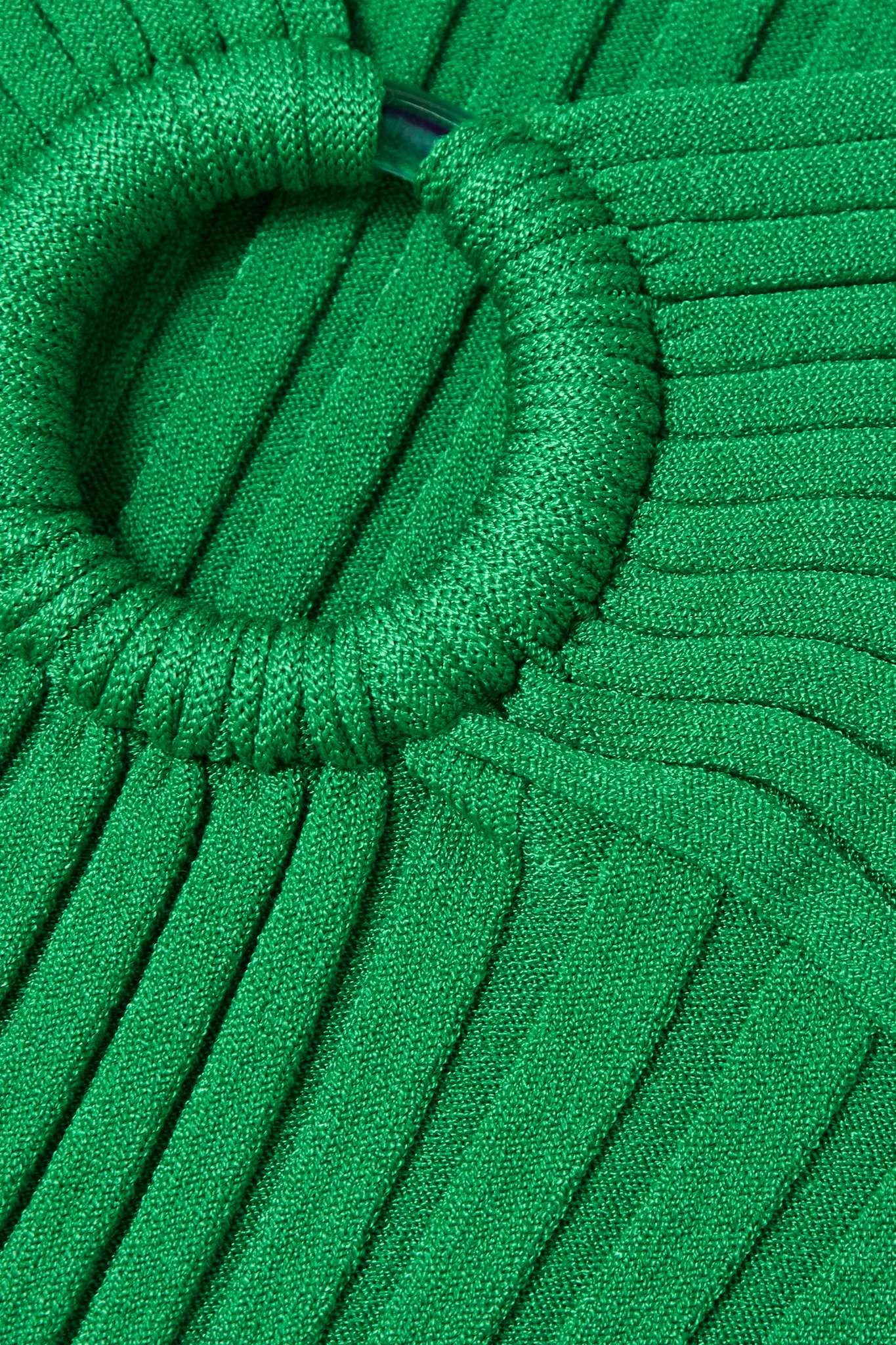 Cutout ribbed-knit sweater - 4