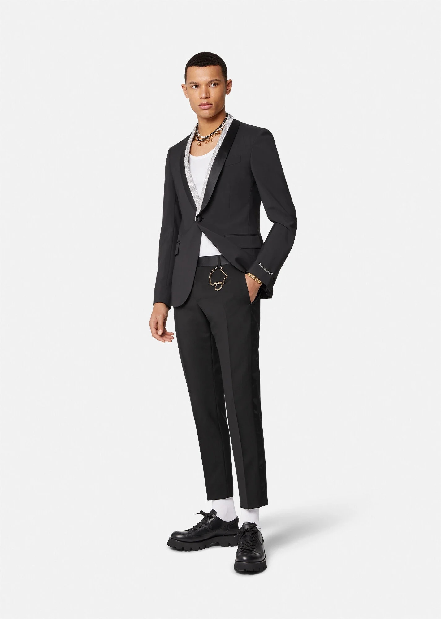 Wool & Mohair Tailored Pants - 2