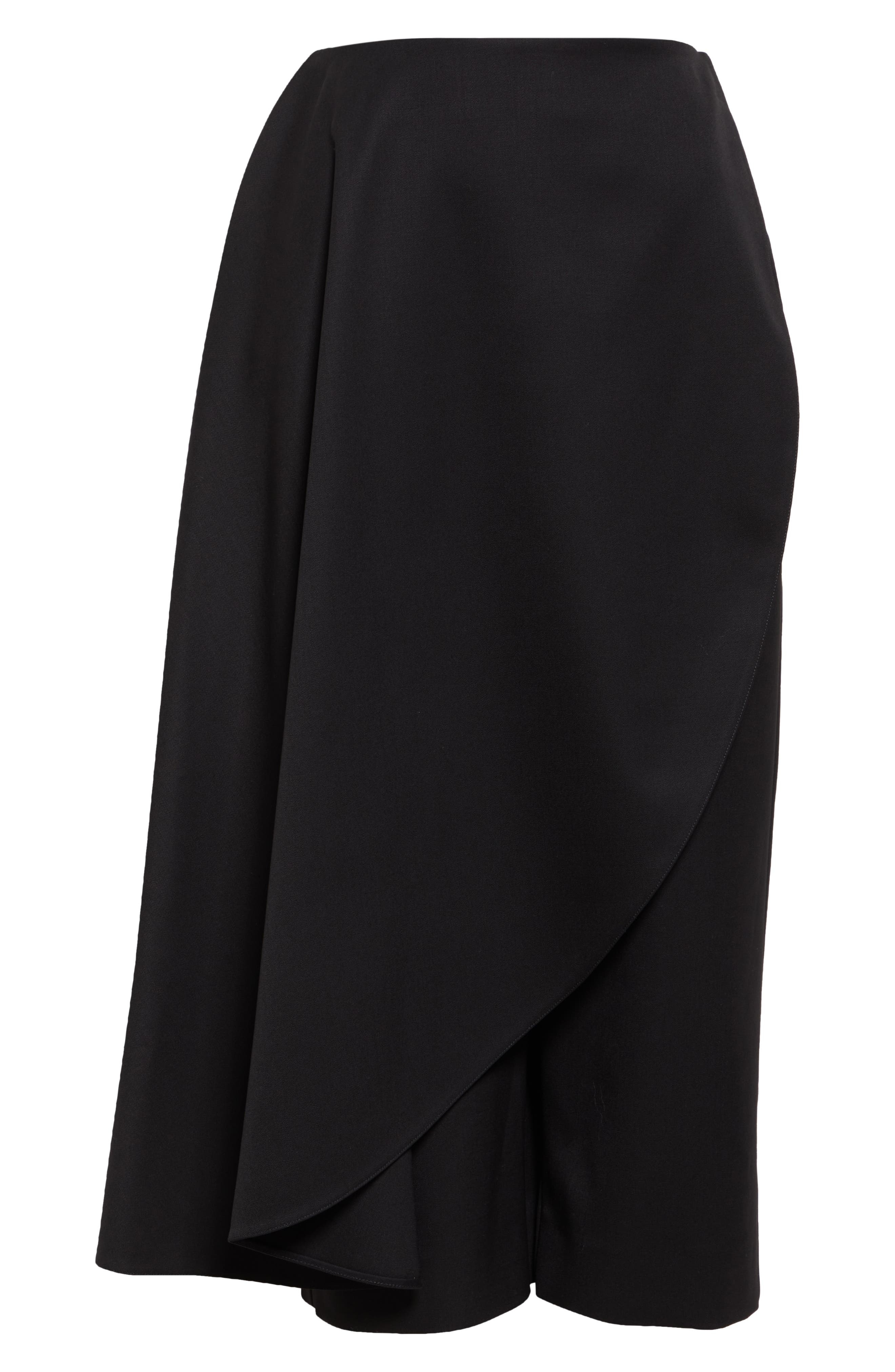 Alaïa Asymmetric Skirt Trousers in Noir Alaia at Nordstrom - 6