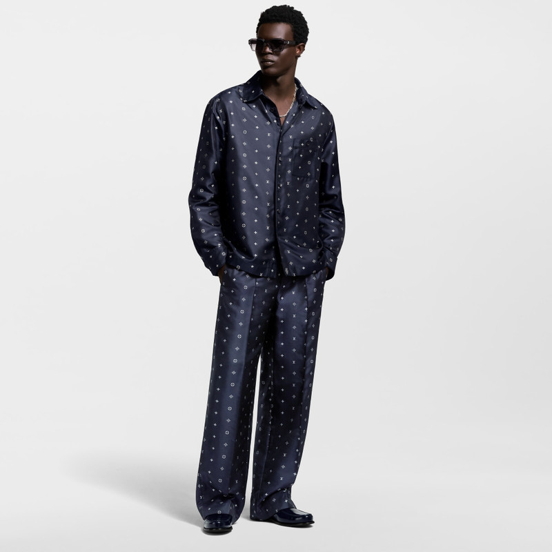 Louis Vuitton Monogram Silk Pajama Pants outlook