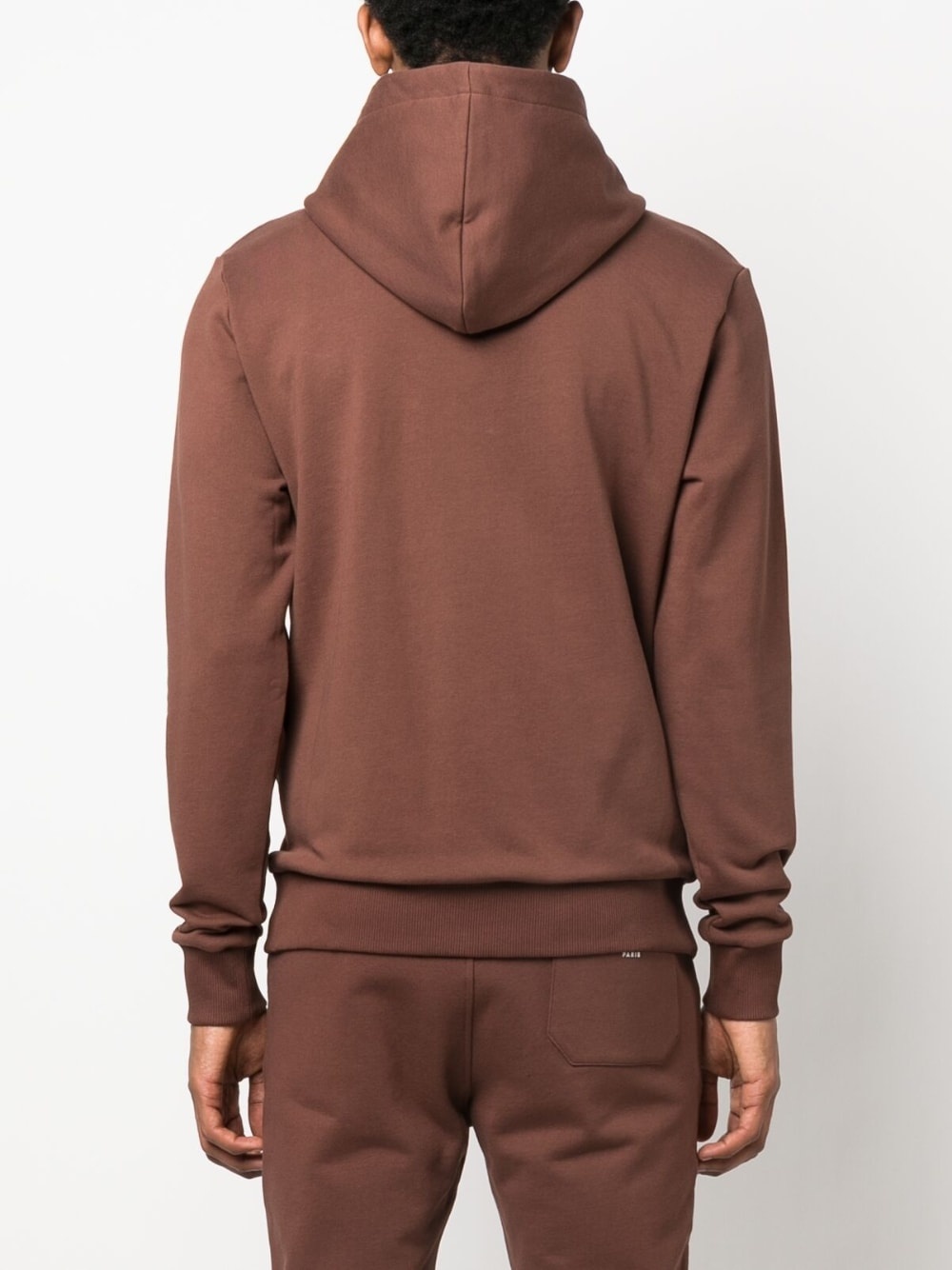logo-print drawstring hoodie - 4