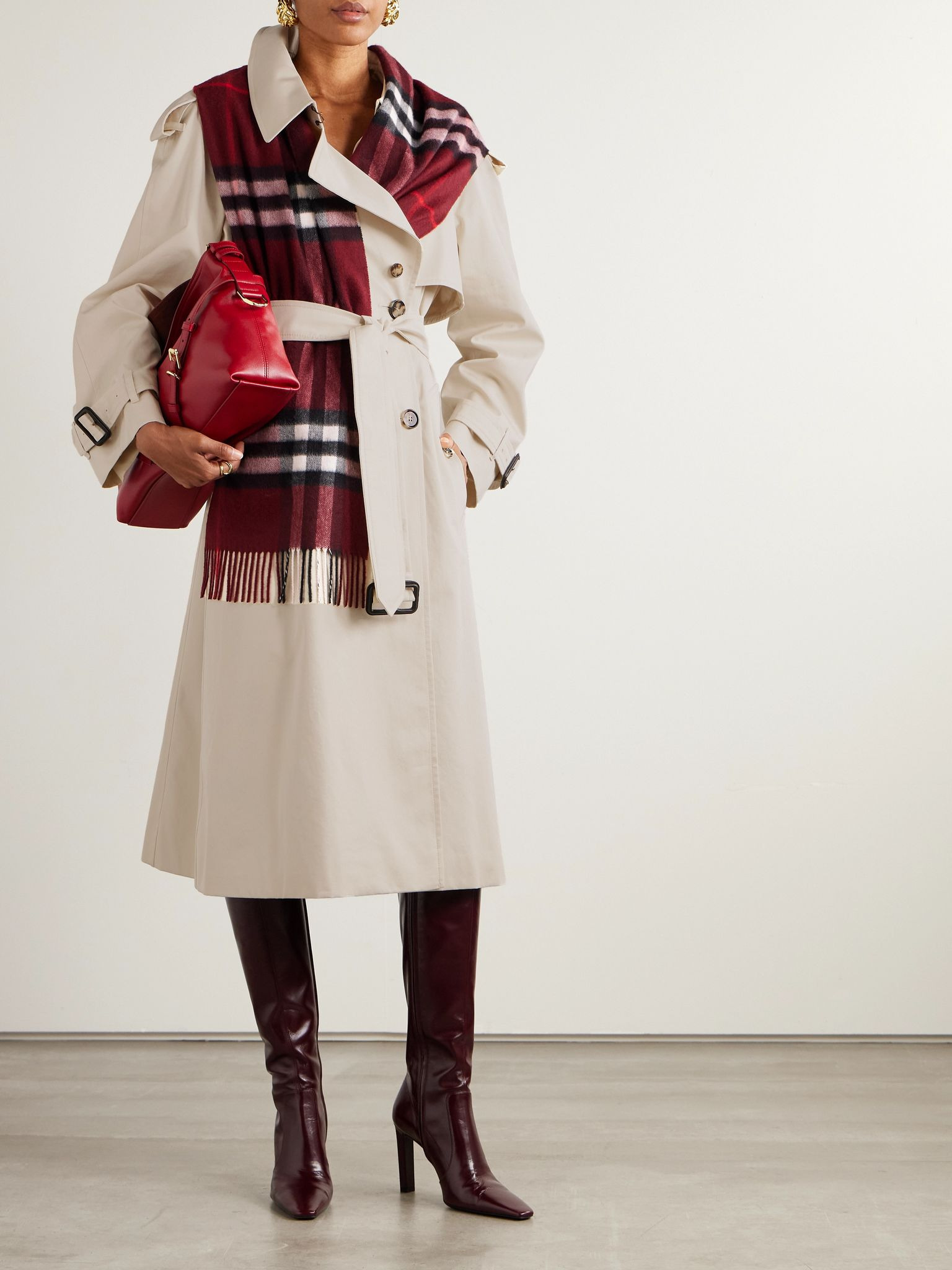 Fitzrovia cotton-gabardine trench coat Beige - 2