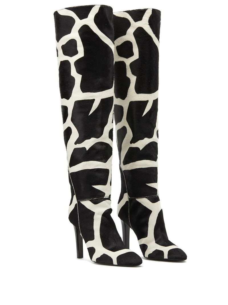 Giuseppe Zanotti giraffe print boots outlook