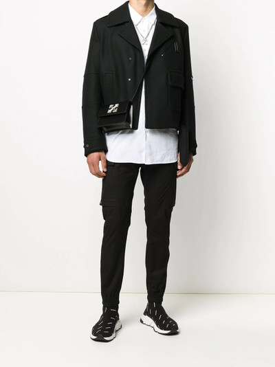 Off-White logo print jacket outlook