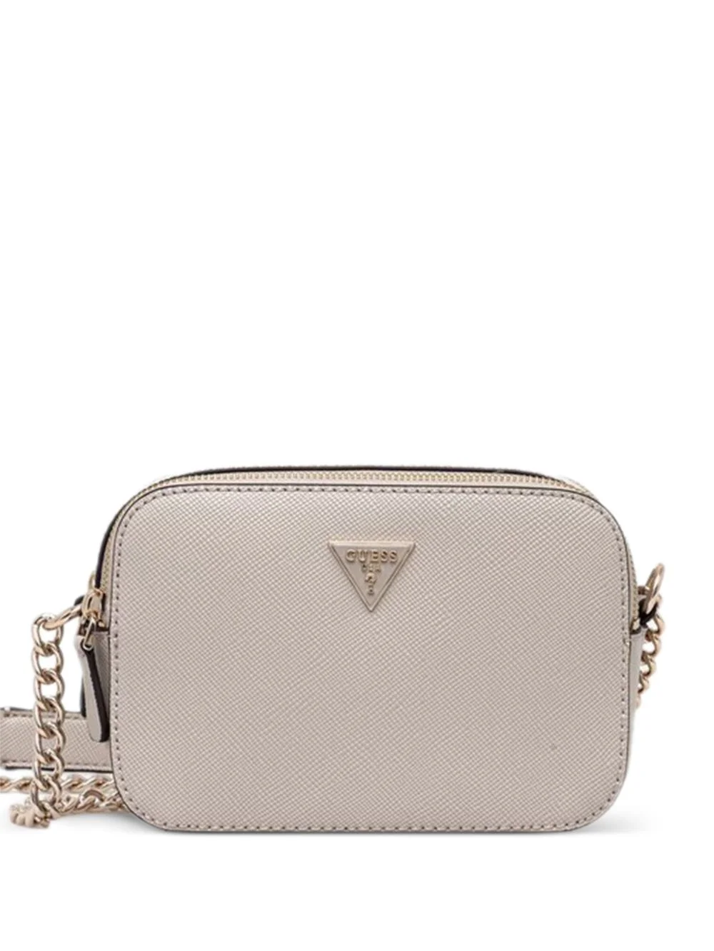 triangle logo chain crossbody bag - 1