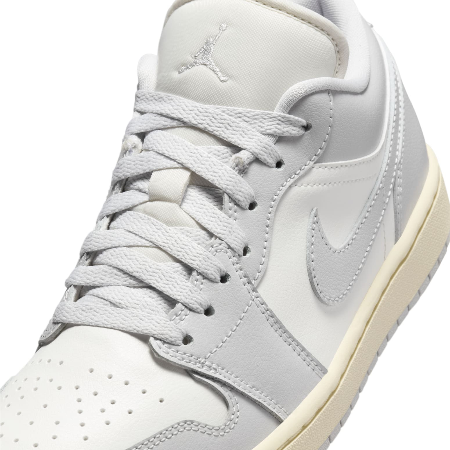 (WMNS) Air Jordan 1 Low 'Coconut Milk Neutral Grey' DC0774-103 - 7