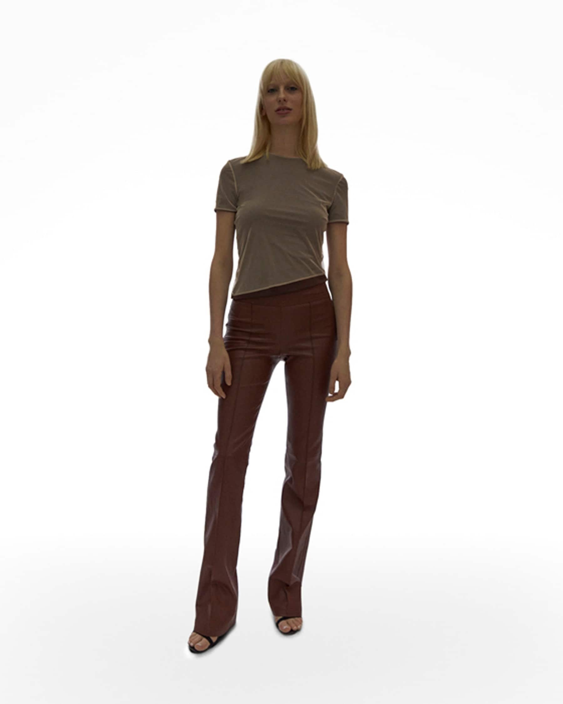 RUCHED REVERSIBLE TEE - 8