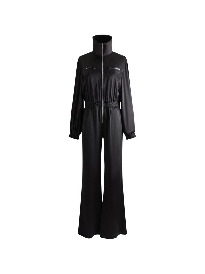 zip-up cuffed jumpsuit 1