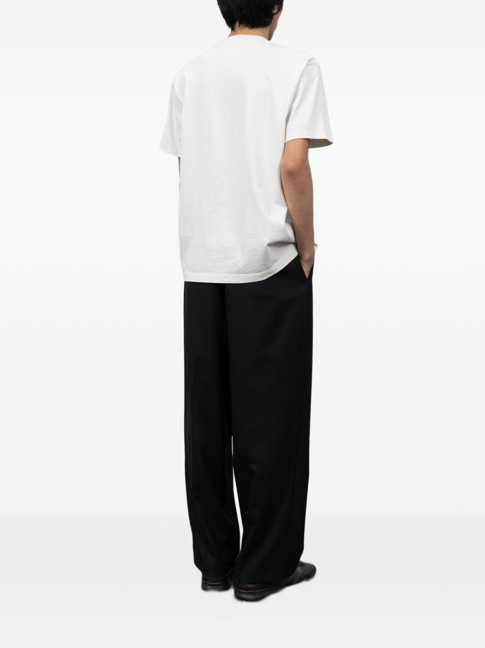 crew-neck cotton T-shirt - 3