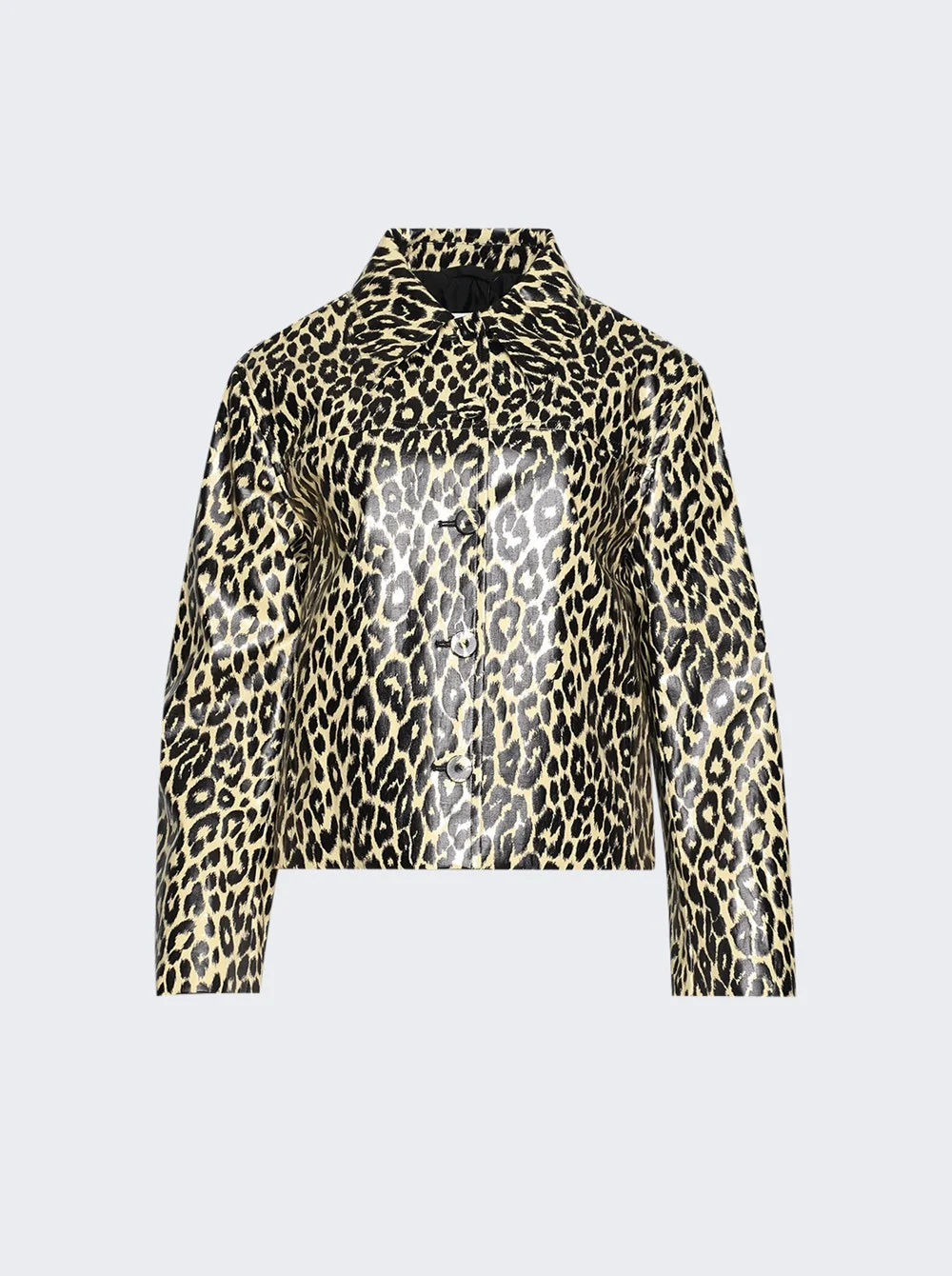 Leopard Jacket Canvas Beige - 1