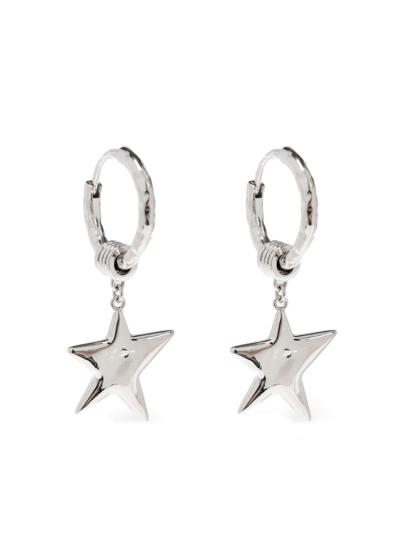 star-charm hoop earrings 1