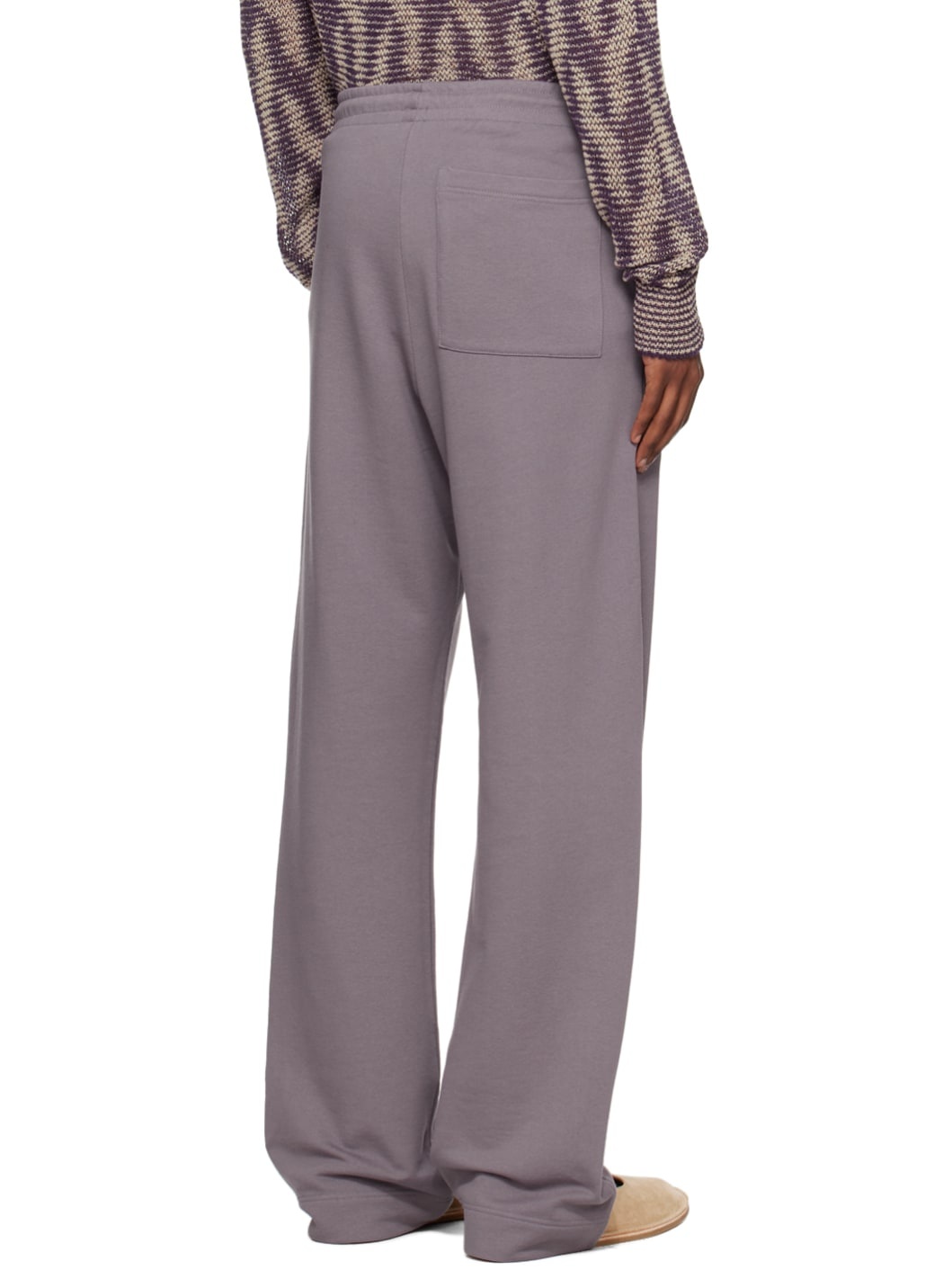 Purple Drawstring Sweatpants - 3