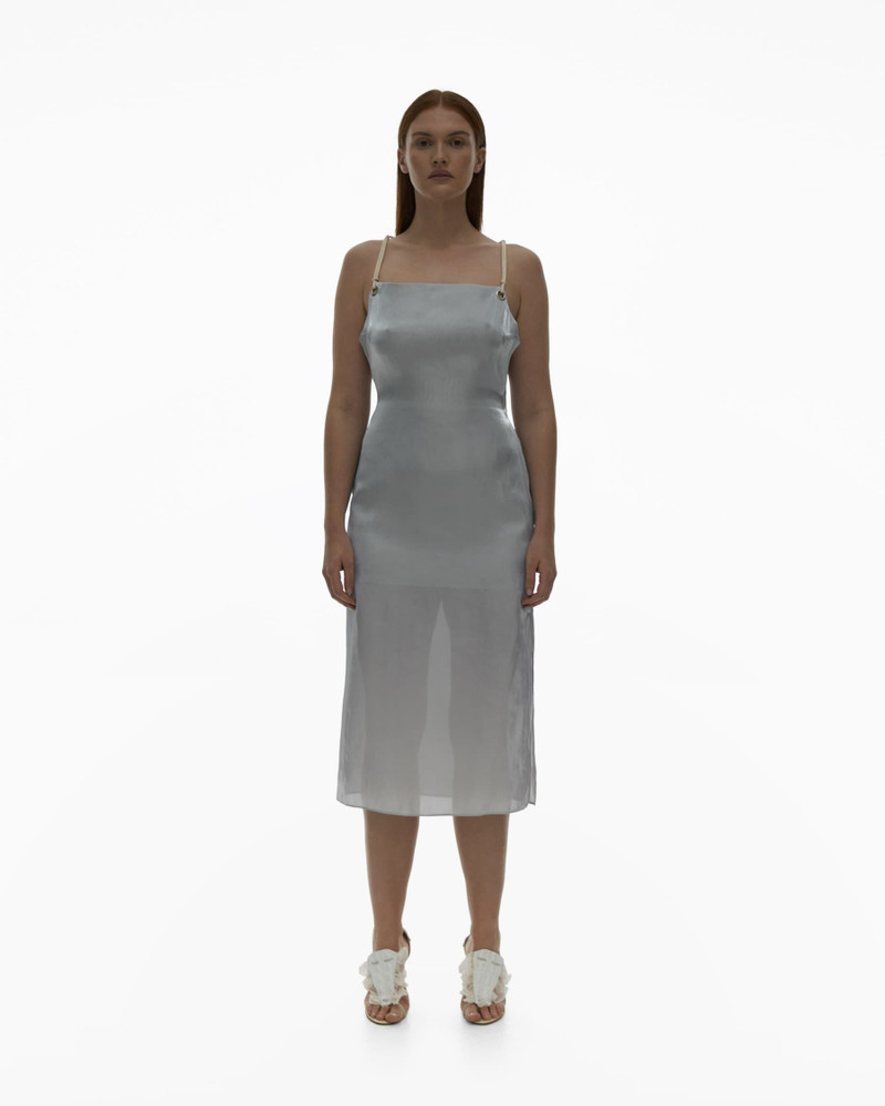 KNOTTED SLIP DRESS 8