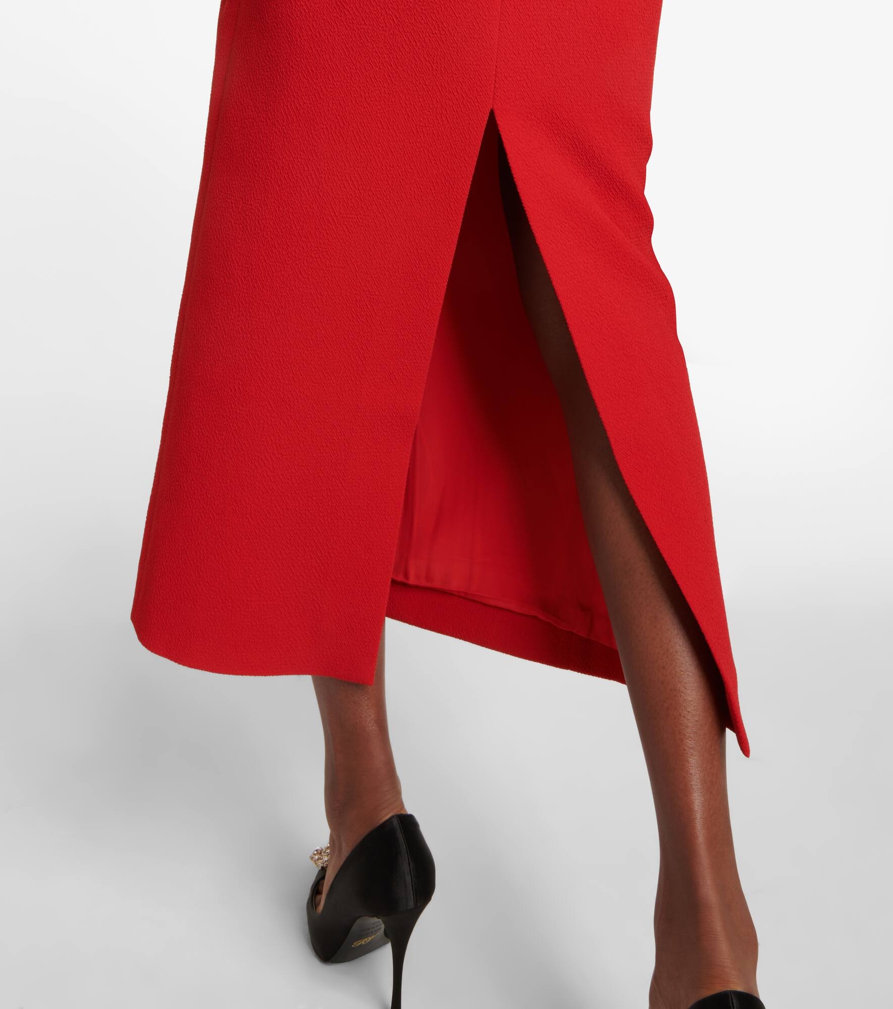 Niesha crêpe midi dress - 5
