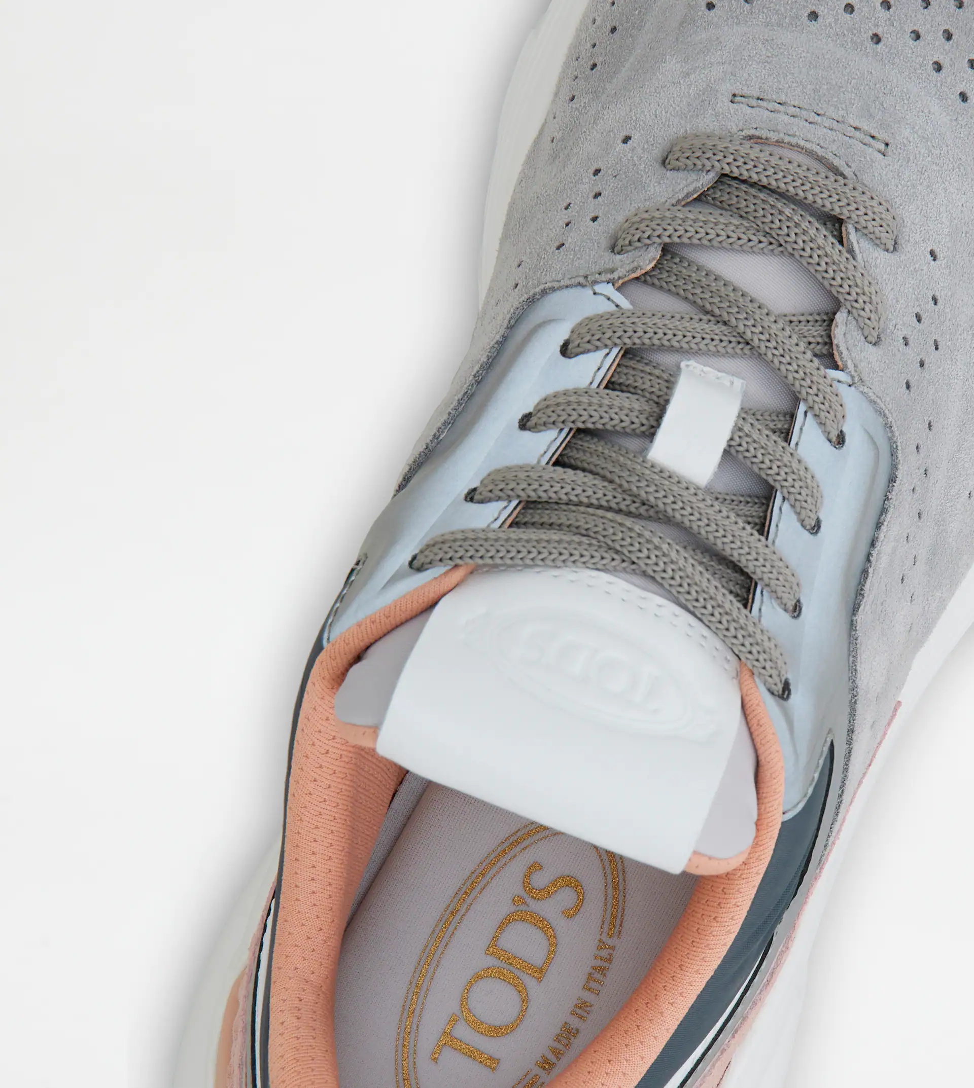 SNEAKERS IN SUEDE - GREY - 7