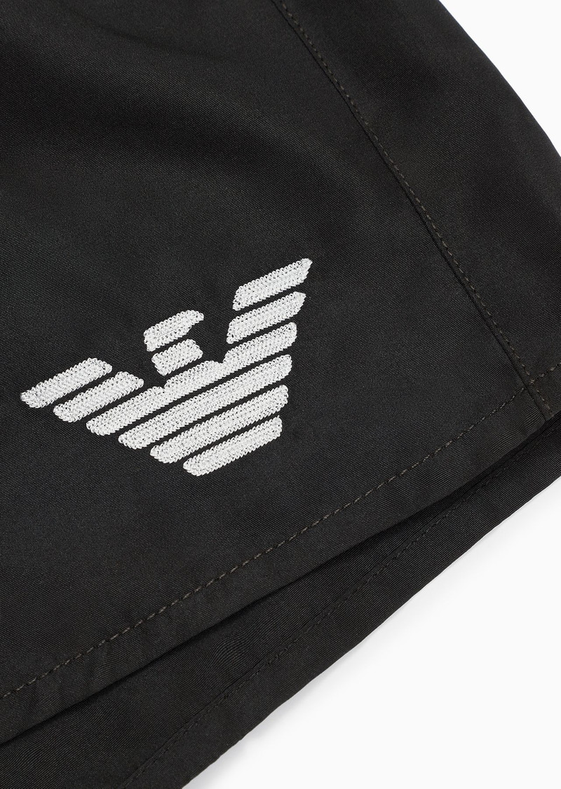 EMPORIO ARMANI Essential drawstring swim shorts outlook