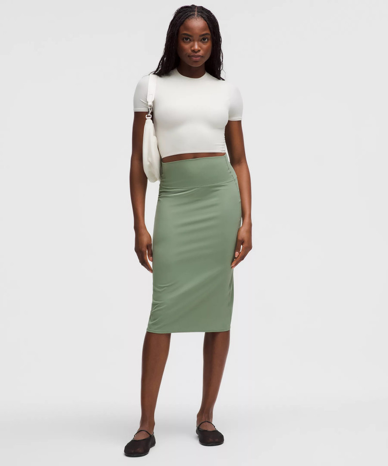lululemon Nulu Slim-Fit High-Rise Midi Skirt outlook