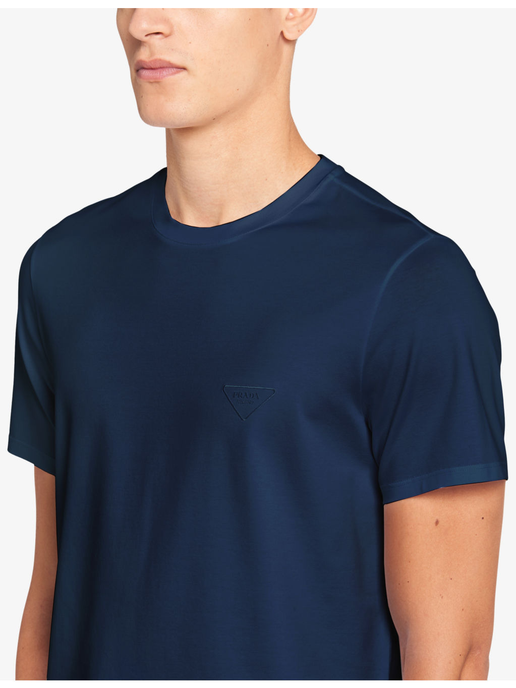 Logo-embroidered slim-fit stretch-cotton T-shirt - 5