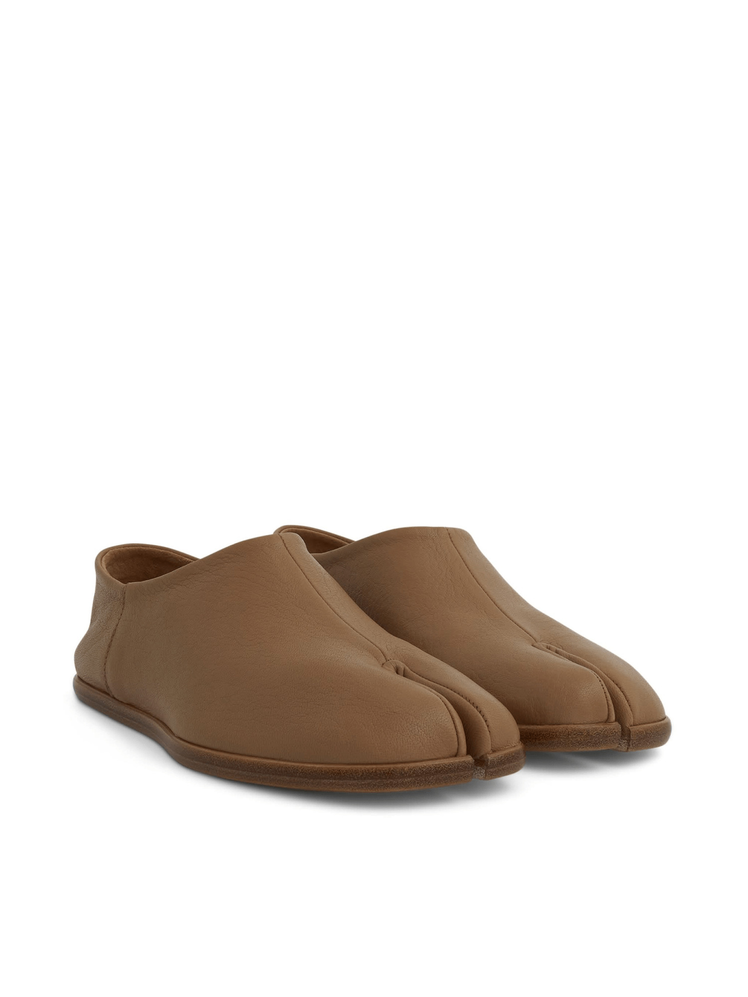 Tabi Babouches Loafers in Nude - 2