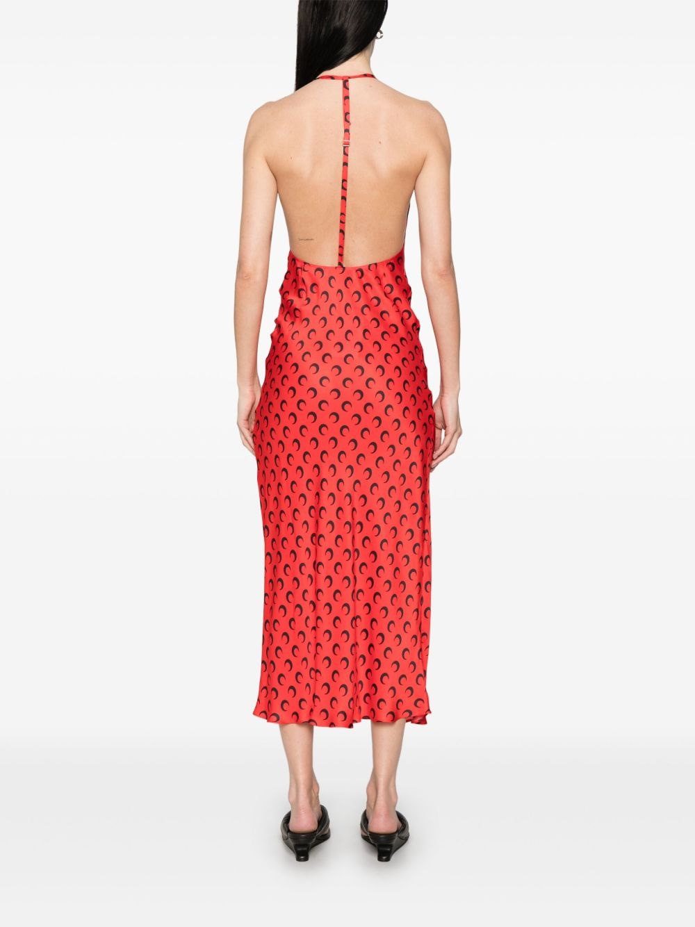 moon-print maxi dress - 4