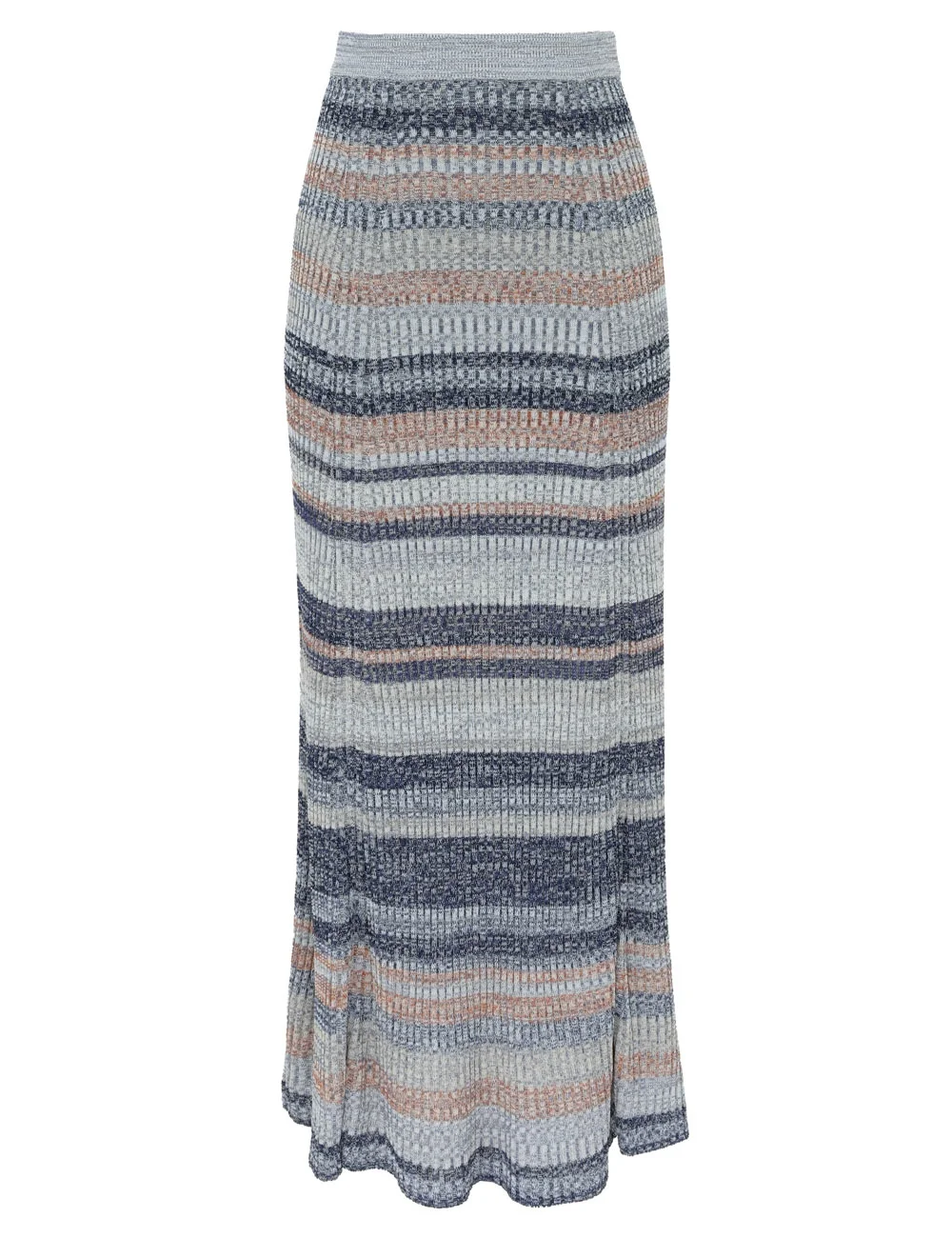 MOULINE RIB MIDI SKIRT - 1