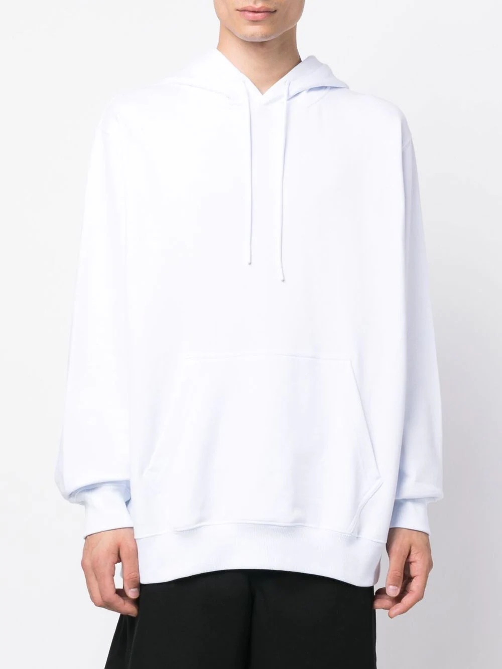 drawstring-fastening logo-print hoodie - 3