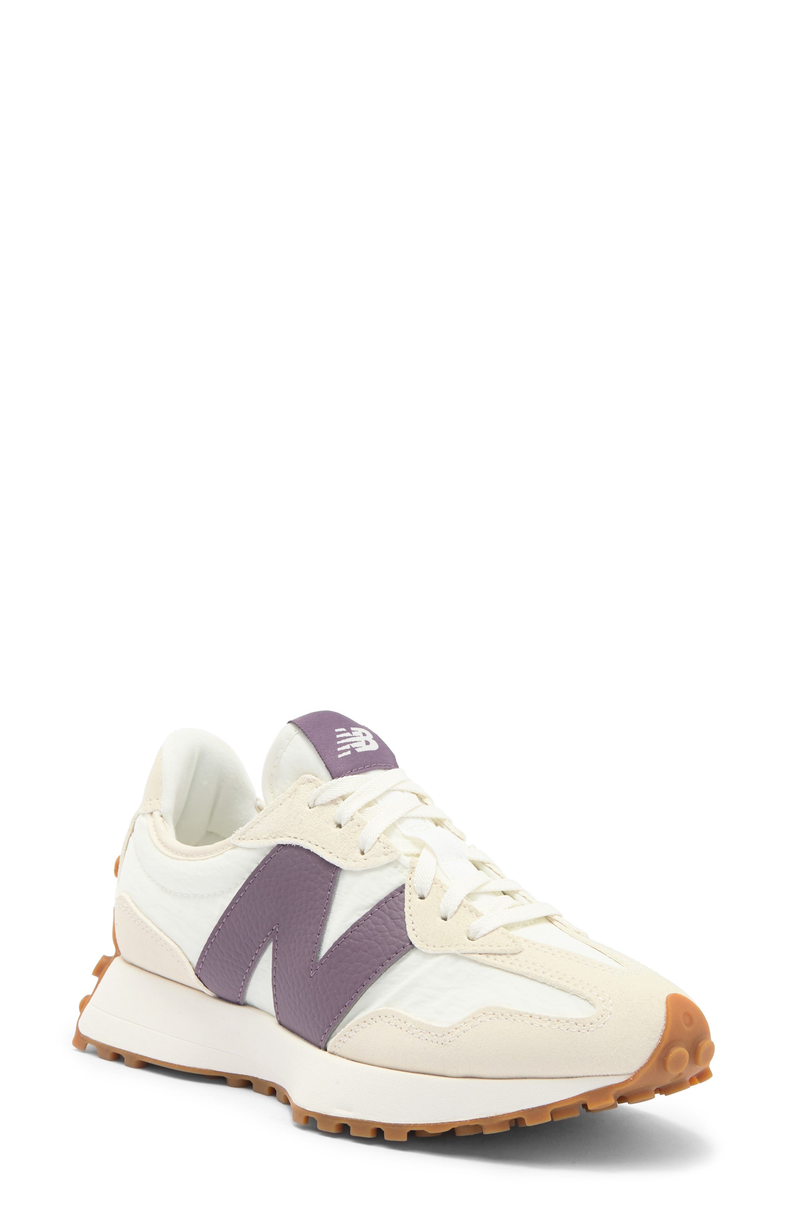 New Balance 327 Sneaker in Linen/Dark Ice Wine at Nordstrom - 1