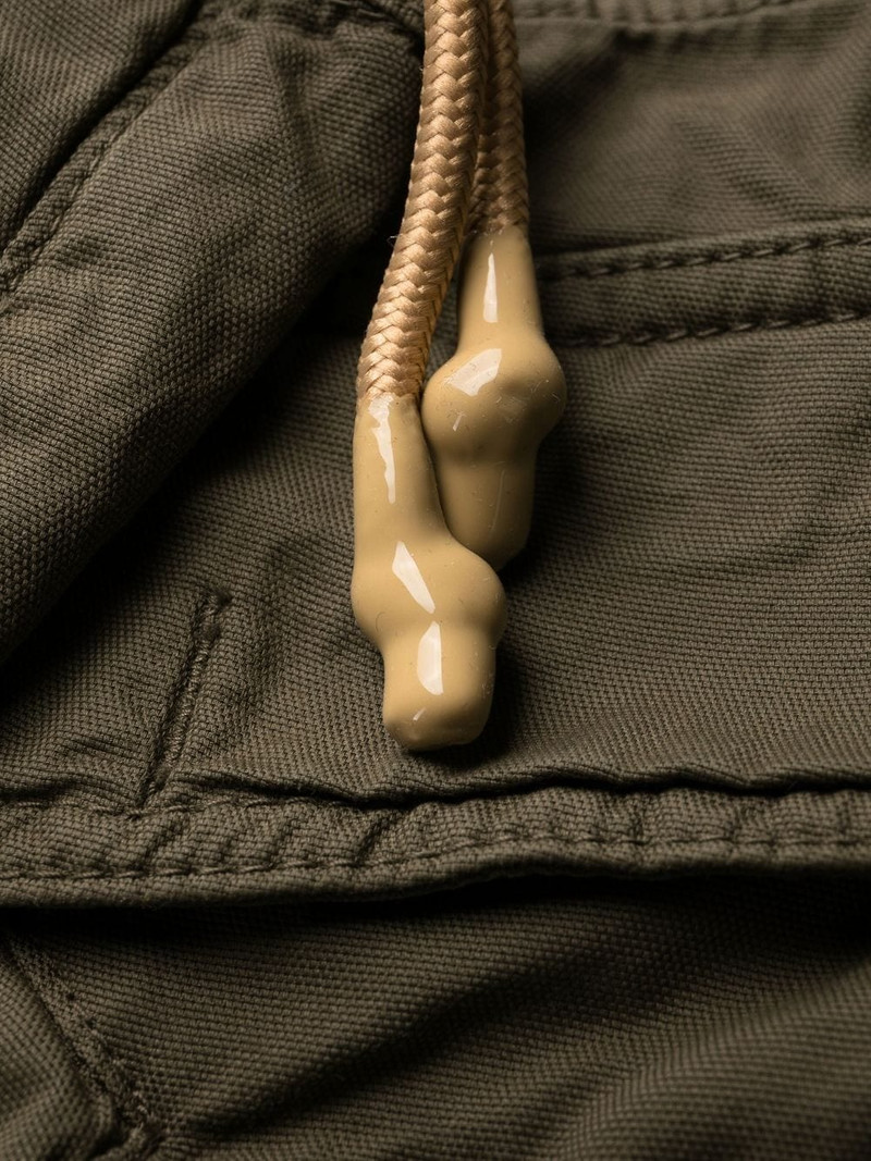 lace-up slim-fit trousers 6