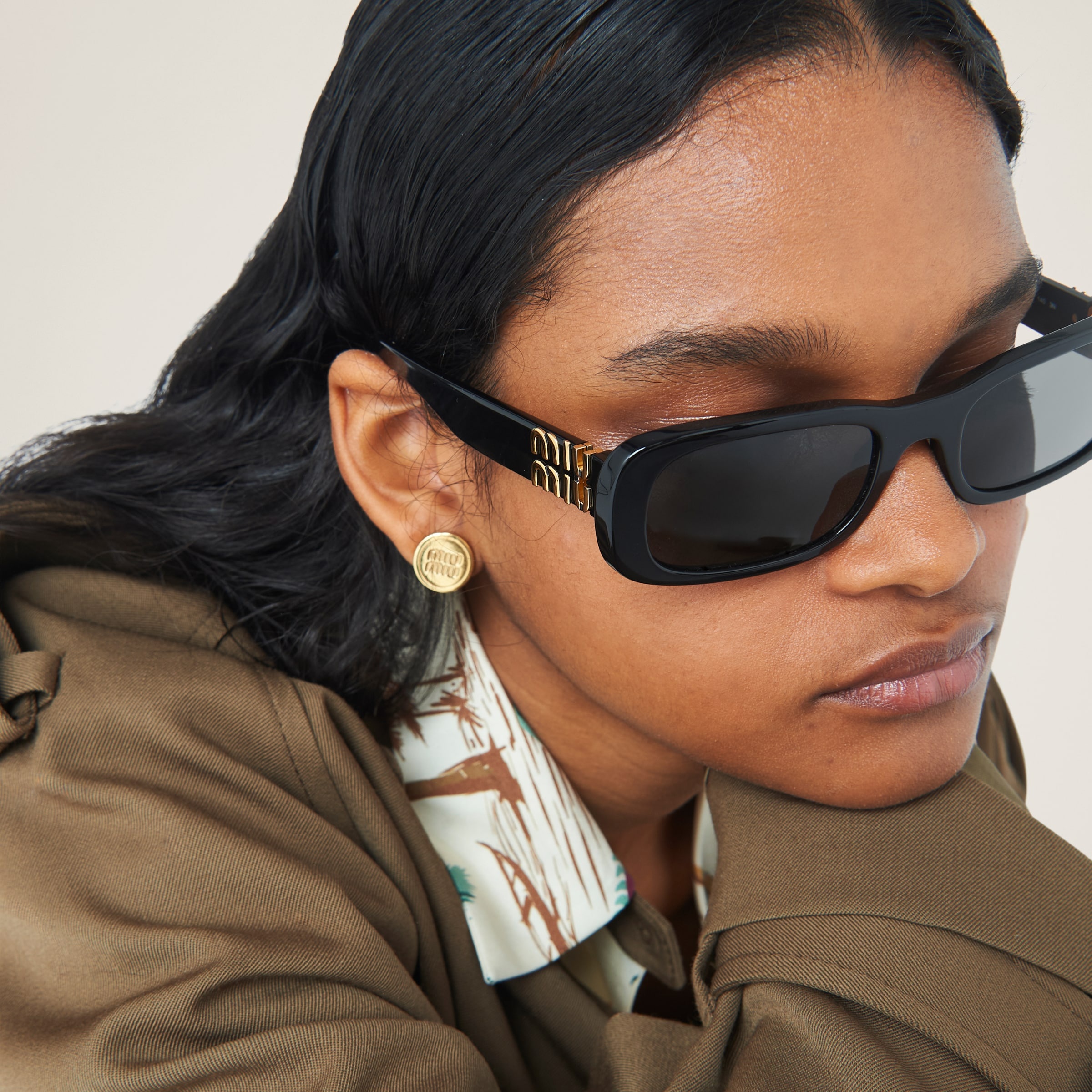 BABBI【MIU MIU】Glimpse Sunglasses MIU MIU Glimpse oval-frame acetate sunglasses | NET-A-PORTER