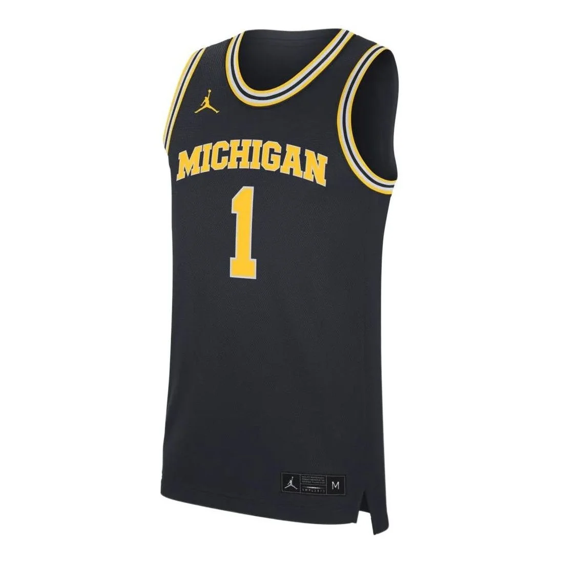 Air Jordan College Dri-FIT Replica Basketball Jersey 'Navy Yellow' DQ5970-426 - 1