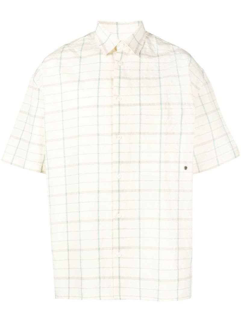 plaid-check print shirt 1