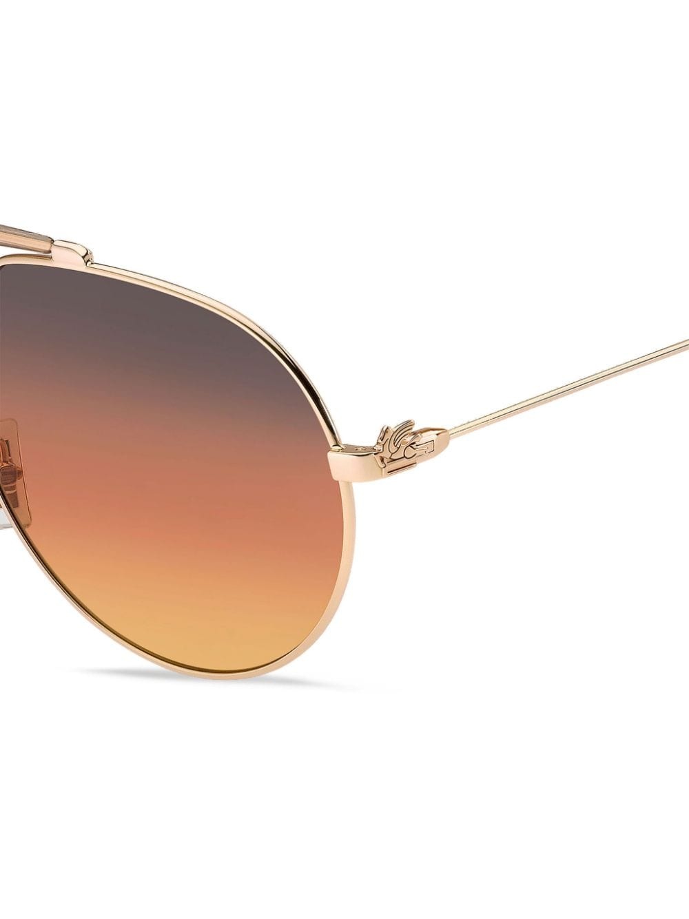 Metal Pegaso pilot-frame sunglasses - 4