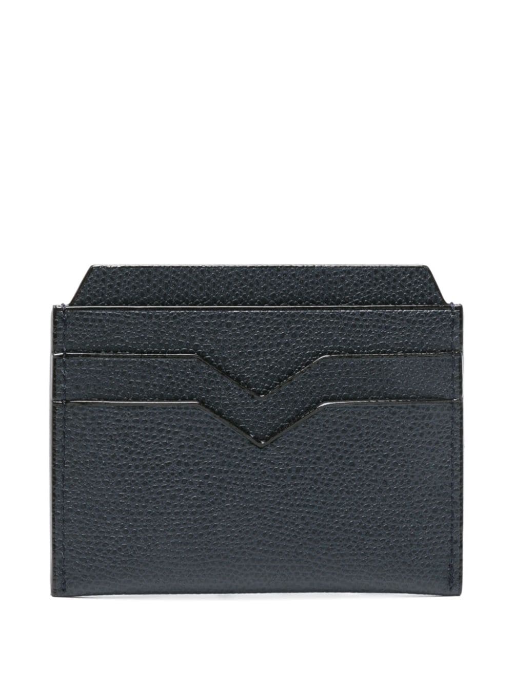 textured leather cardholder - 2
