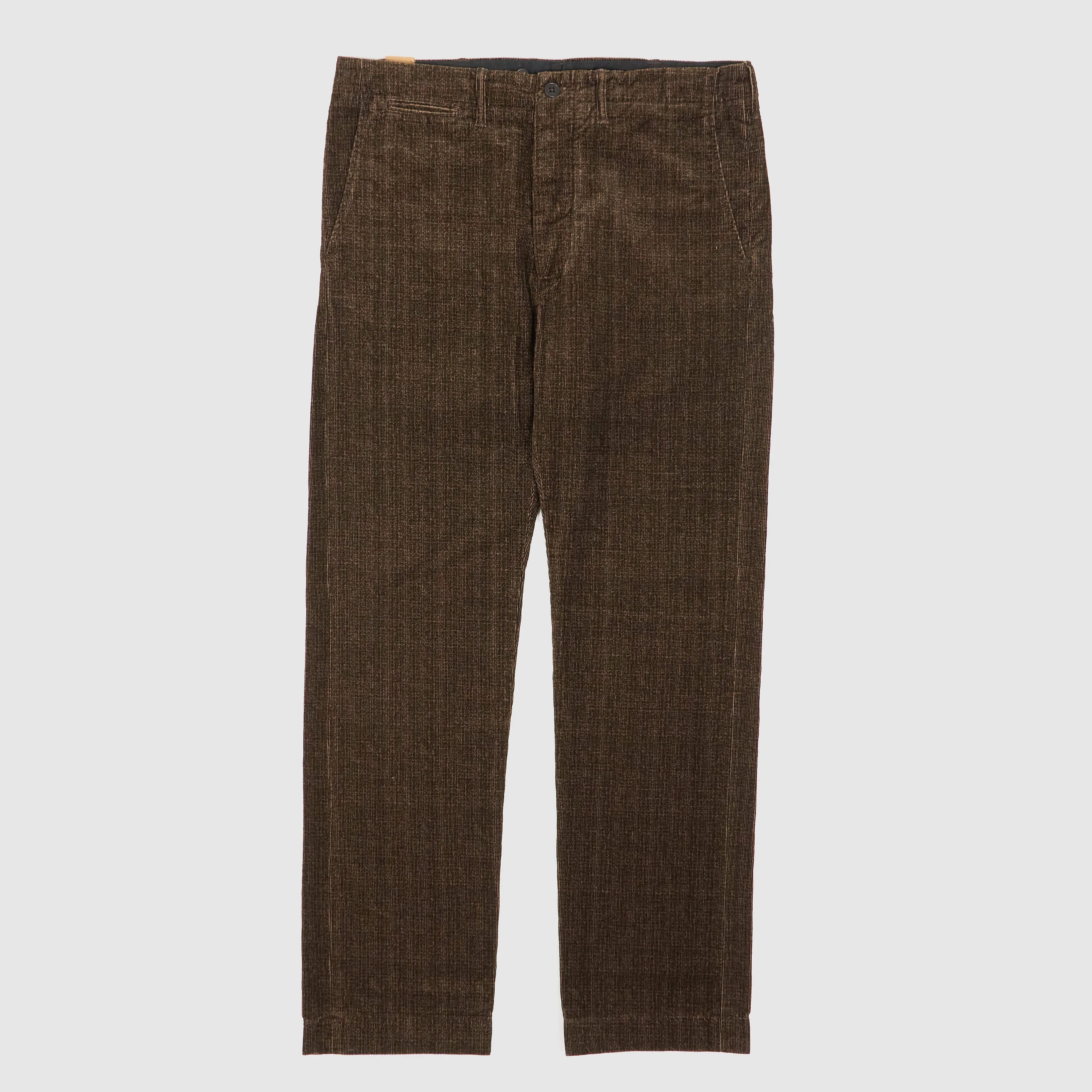 Double RL Corduroy Chino Trousers with Checked Print - 1