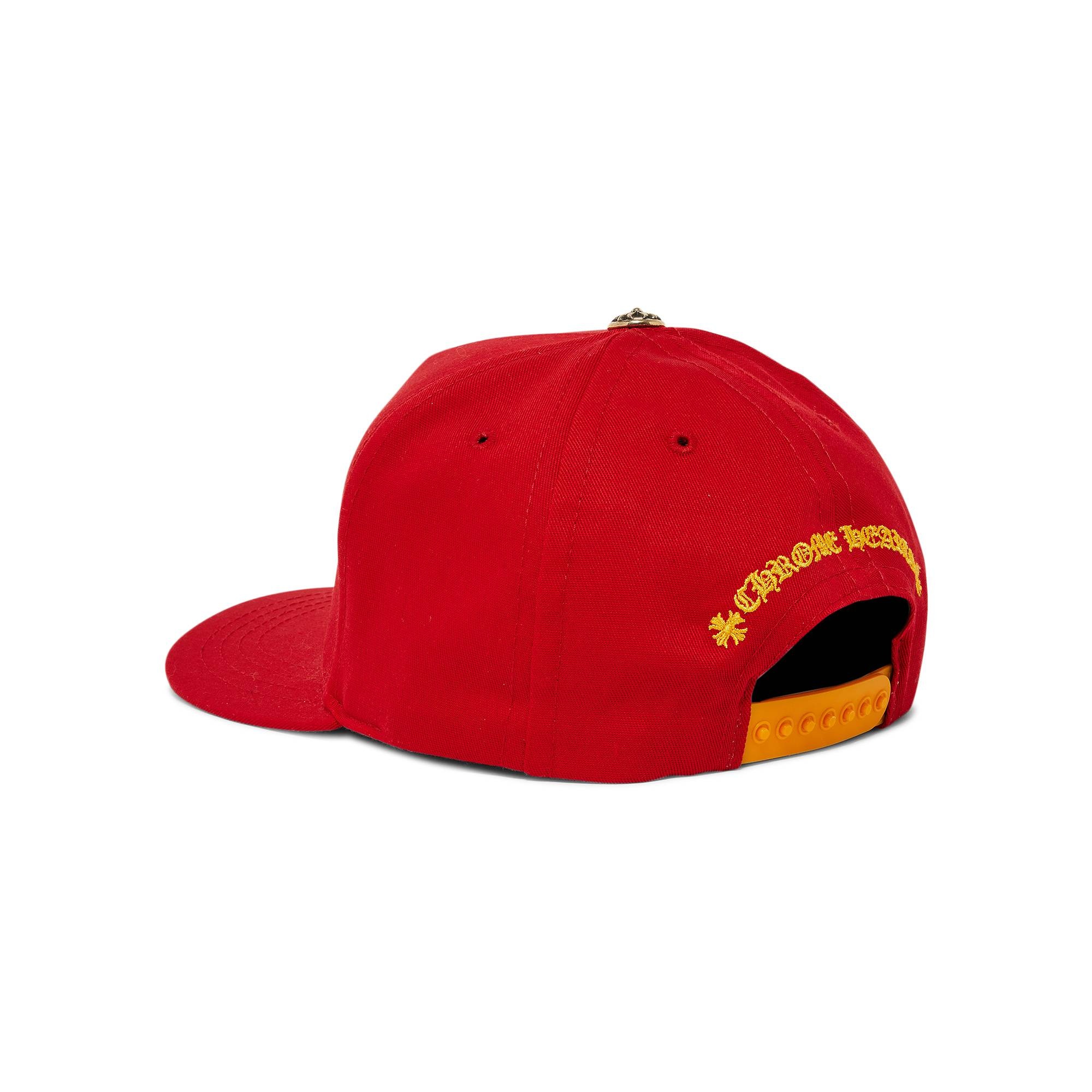 Chrome Hearts Baseball Hat 'Red/Yellow' - 3