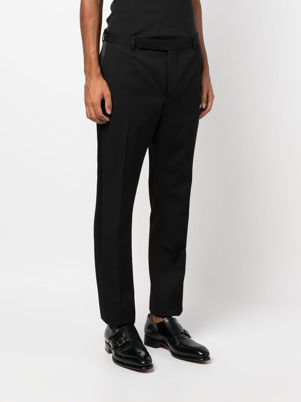 straight-leg tailored trousers - 3