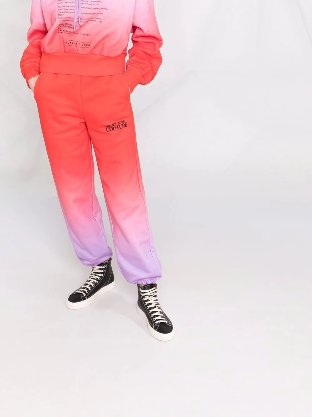 gradient-effect track pants - 3