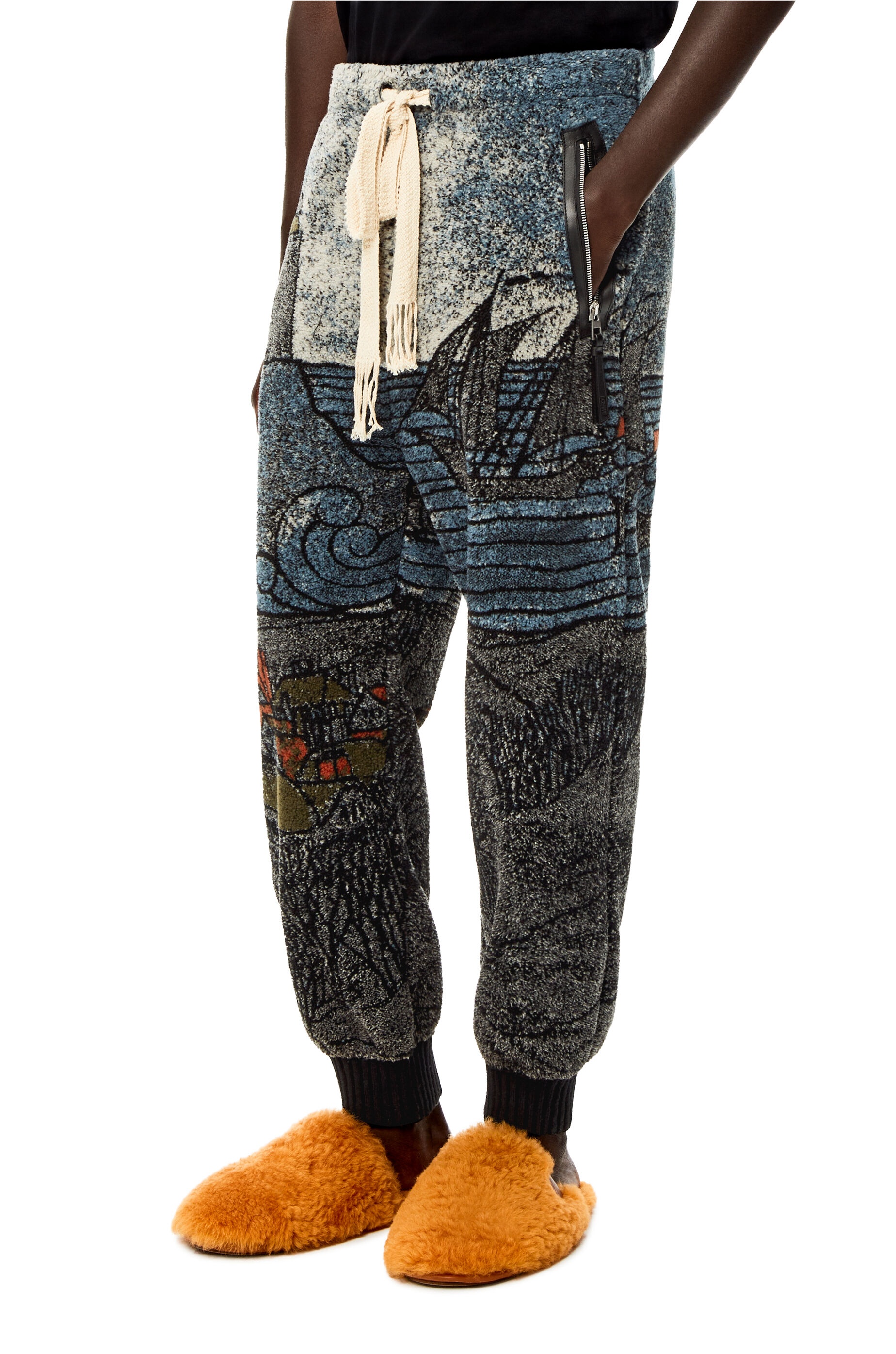 Lighthouse trousers in jacquard fleece - 3
