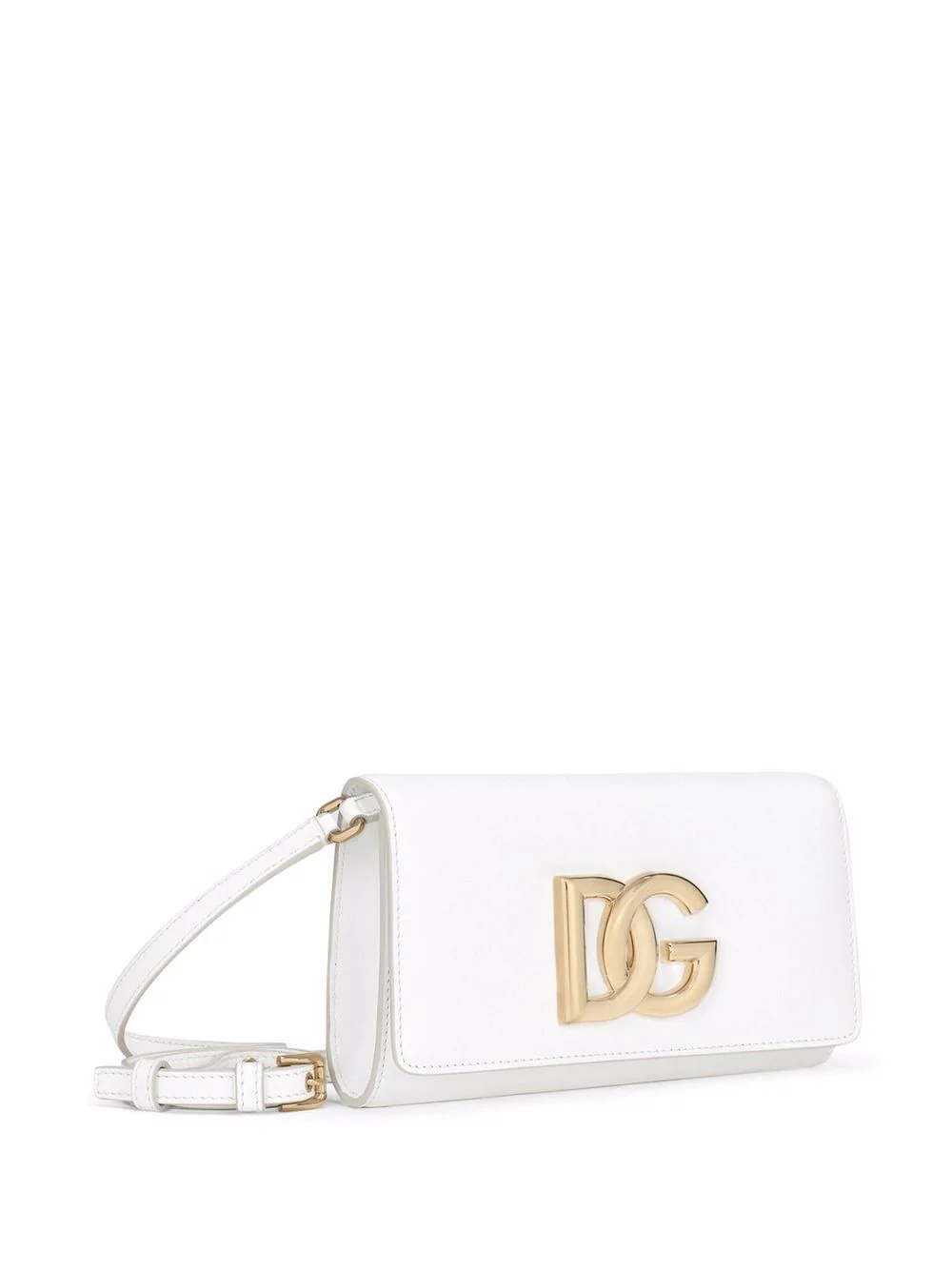 logo-plaque leather crossbody bag - 3