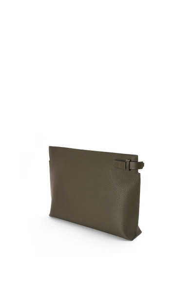 Loewe T Pouch in grained calfskin outlook