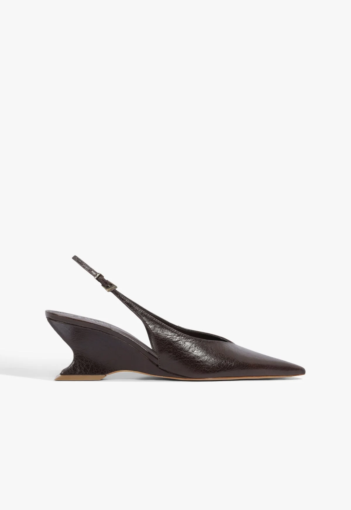 Siena Mid Buckle Leather Pump - 1