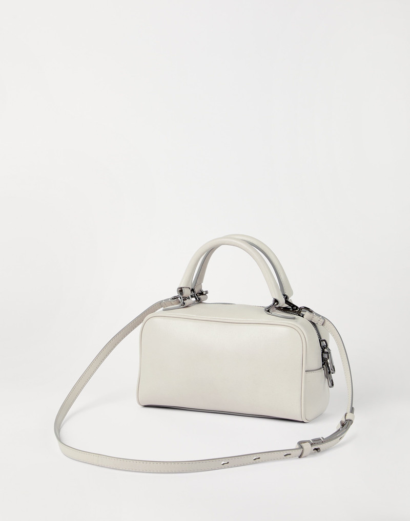 Brunello Cucinelli Explorer small boston bag in wet-effect nappa leather outlook