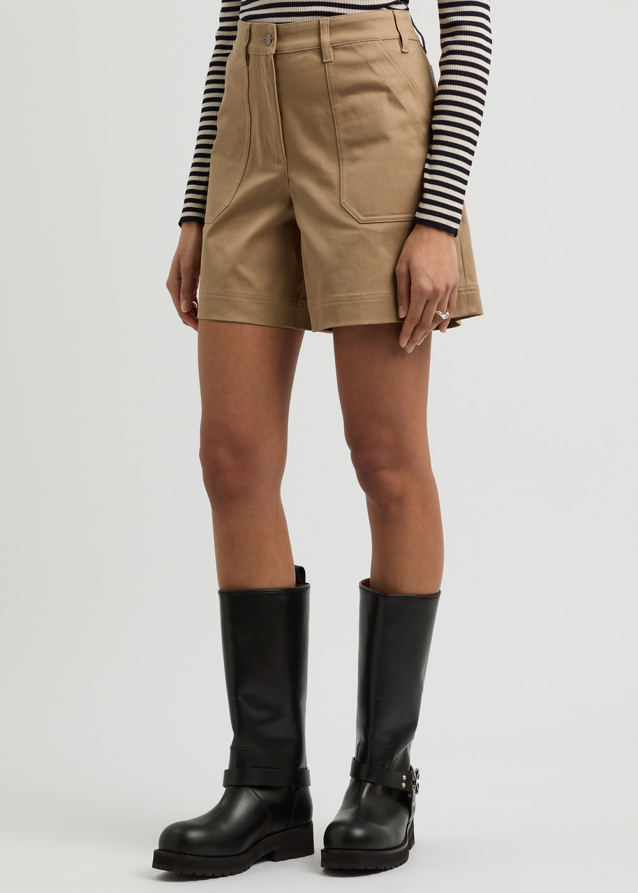 Moncler Stretch Cotton-twill Shorts - 2