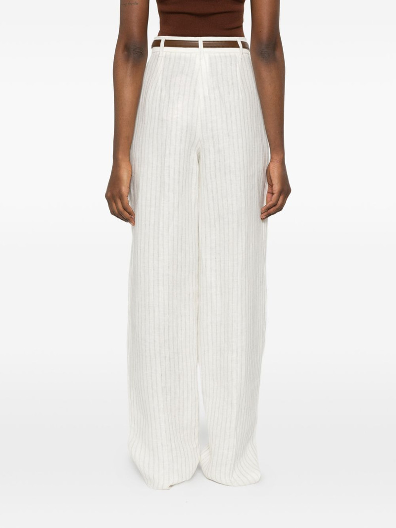 Fonte striped belt trousers 4