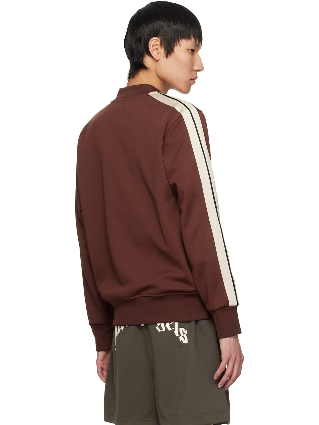 Burgundy Classic Logo Track Jacket - 3